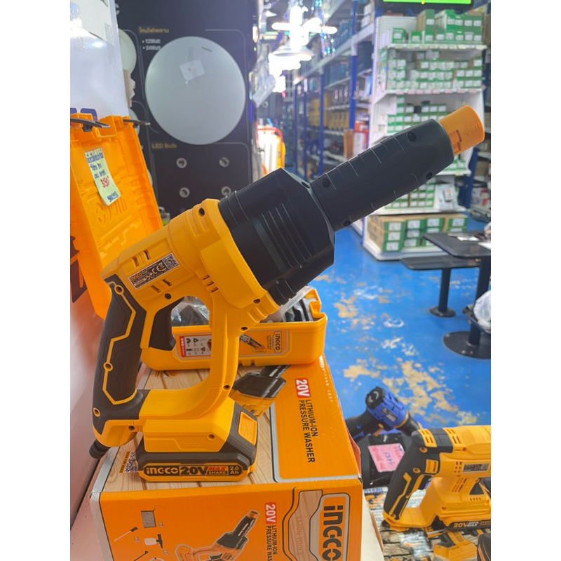 เครื่องฉีดน้ำแรงดันสูงไร้สาย 20V อิงโก้
