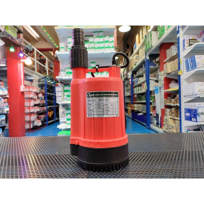 ปั้มจุ่มเทอร์โมพลาสติกเอนกประสงค์ขนาด 1.1/4นิ้วx180Wx220Vรุ่นBPS-201