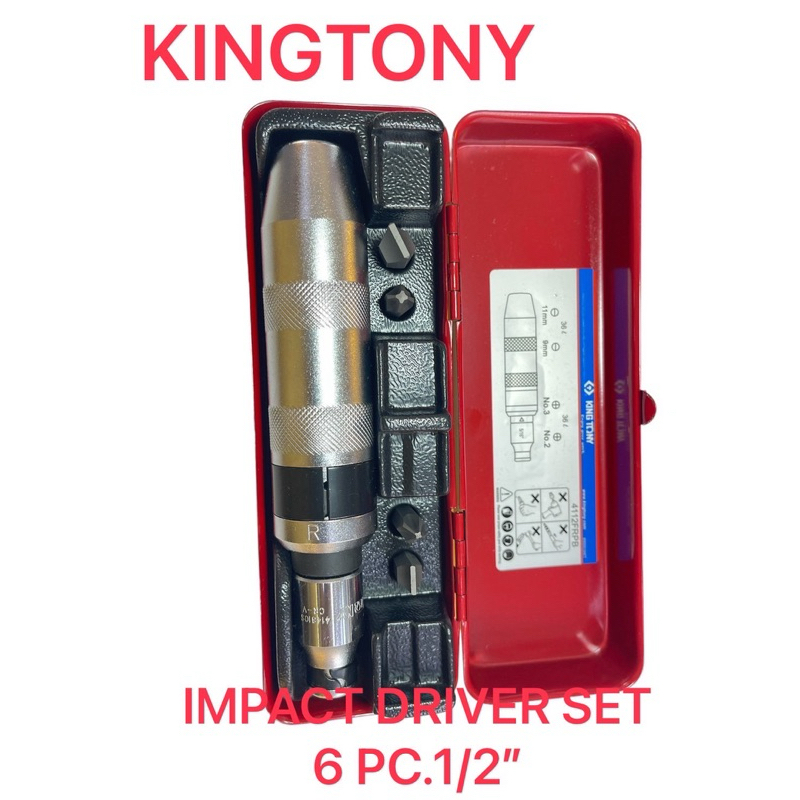 IMPACT DRIVER SET 6PC.1/2”DR.NO.4112FRPB และ NO.4111FRPB